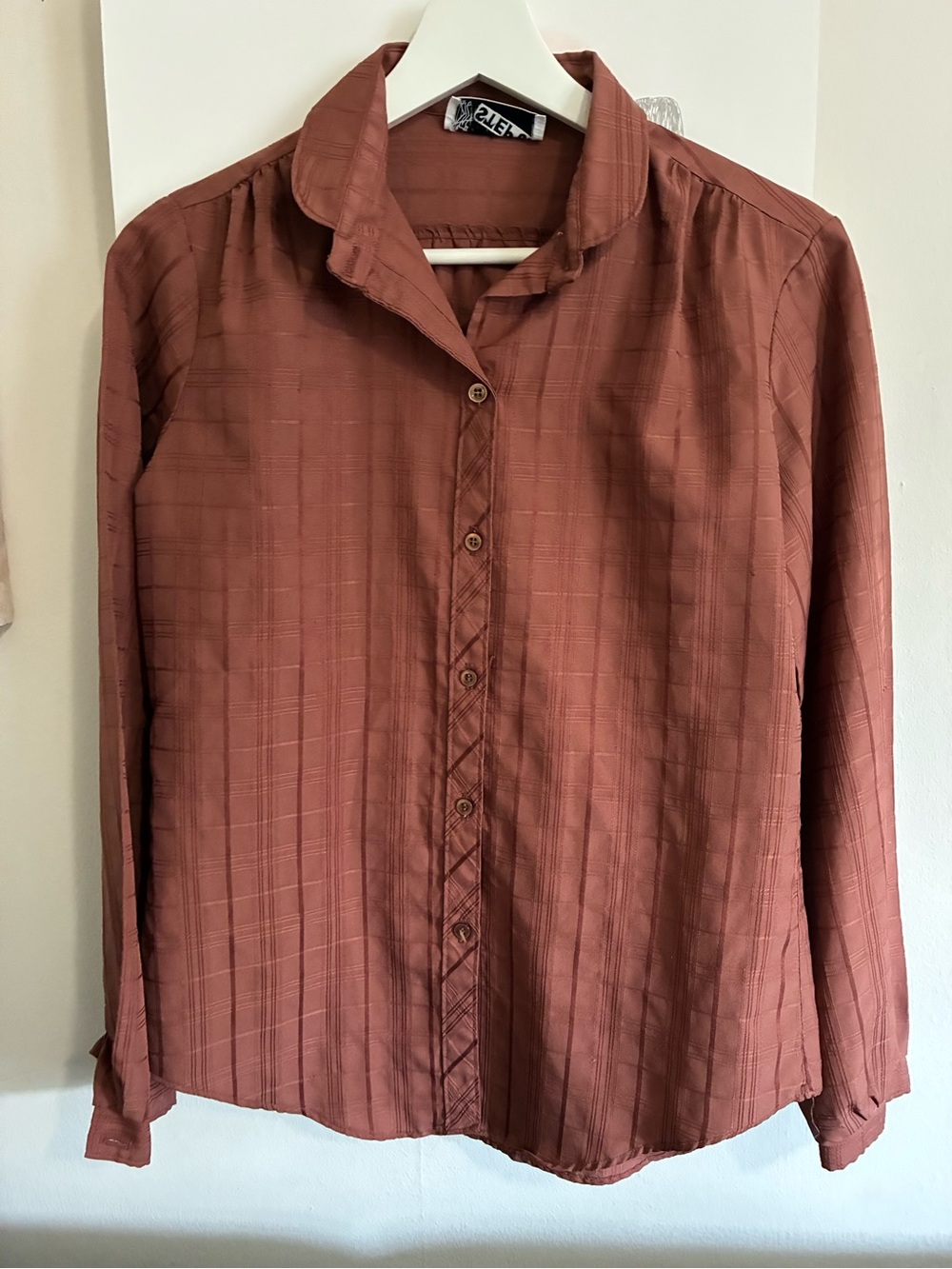 Vintage Brick Button-Up Shirt